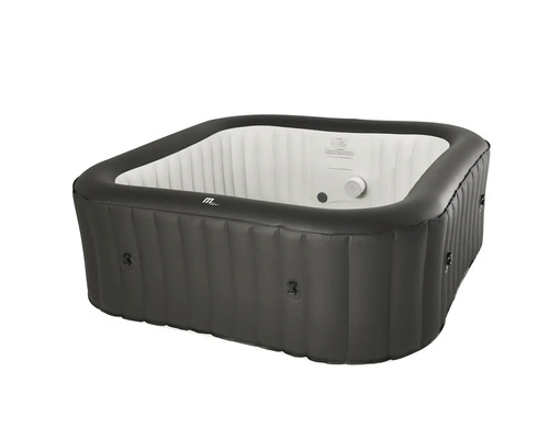 Uppblåsbar, rektangulär bubbelpool för utomhusbruk