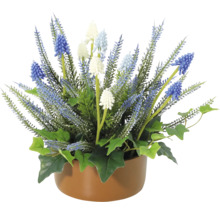 Konstgjord blomsterbukett i vas