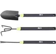 Trädgårdsredskapsset med spade, kultivator och planteringspinne från for_q