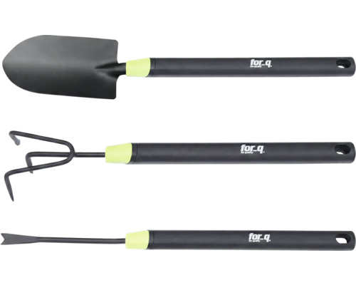 Trädgårdsredskapsset med spade, kultivator och planteringspinne från for_q