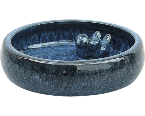 Keramisk drickskål för insekter med dekoration