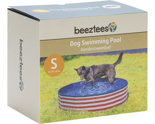 Förpackning för Beetztees hundpool, storlek S, 80x80x20 cm
