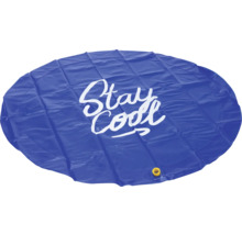 Rund vattenmatta med trycket Stay Cool