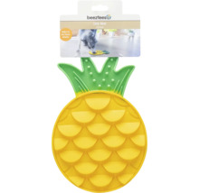 Uppvärmd hundmatskålmatta i ananasform för att sakta ner ätandet