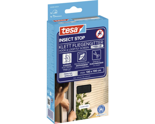 Tesa Insect Stop kardborre myggnätsförpackning, maximalt 130 x 130 centimeter
