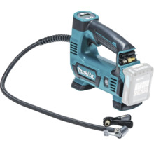 Batteridriven kompressor Makita med luftslang och digital display.