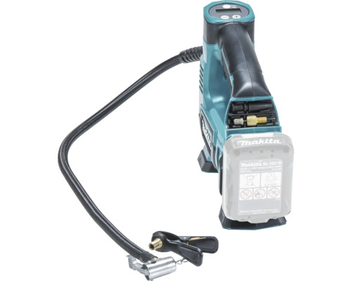 Makita batteridriven kompressor 12 Volt med digital display, slang och batteri.