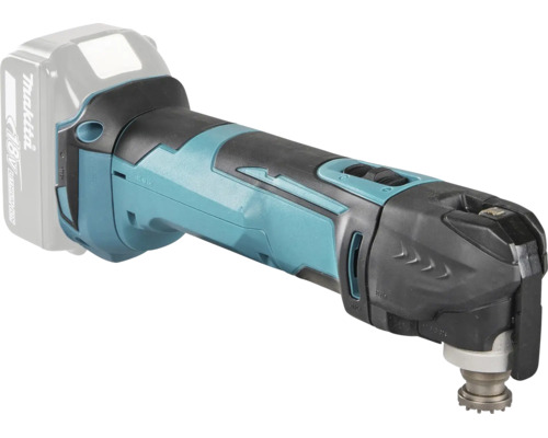 Makita batteridrivet multiverktyg 18 Volt med litiumjonbatteri och verktygsfritt tillbehörsbyte.