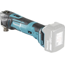 Batteridrivet multiverktyg från Makita med 18 volt litiumjonbatteri och reglage för hastighet.