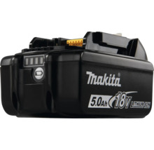 Makita batteri 18 Volt 5,0 Amperetimmar Litiumjon med laddningsindikator.