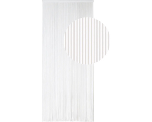 Dekorativ slöja med trådar och detaljvy