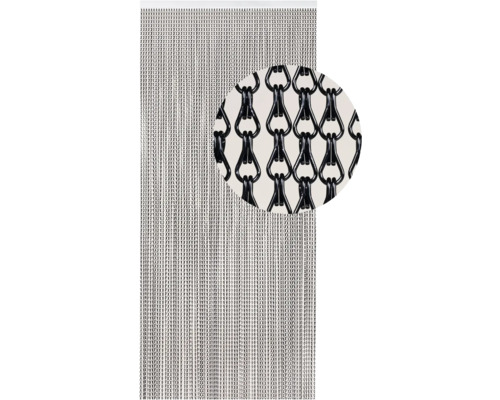 Gardin av metallkedjor