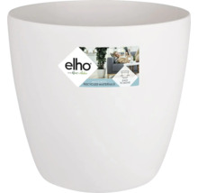 Vit blomkruka av plast