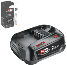 Bosch 18 volt 2,5 amperetimmar batteri med förpackning