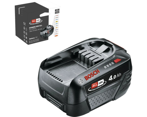 Bosch 18 volt 4.0 Ah batteripaket med förpackning