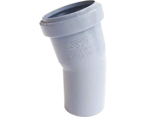 Avloppsrörböj av polypropen för sanitära installationer