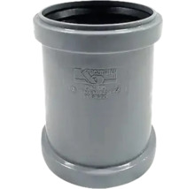 Grått avloppsrör DN 50 av plast