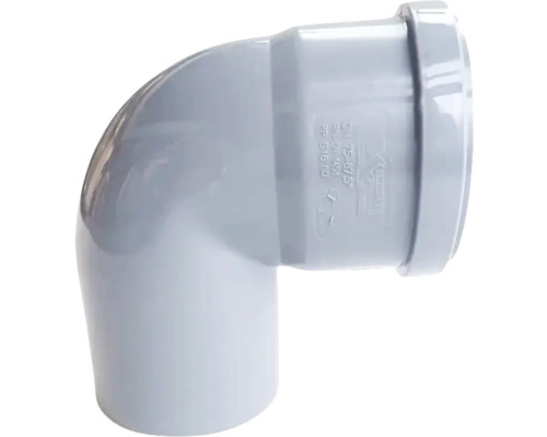 Avloppsrörböj med en vinkel på 87,5 grader