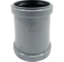 Grå rörkoppling i plast