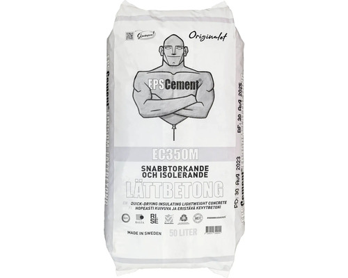 Säck EPS Cement EC350M Snabbtorkande och isolerande lättbetong 50 liter