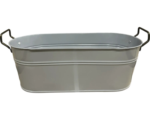 Dekorativt zinkbadkar med handtag