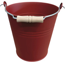 Metallhink med trähandtag