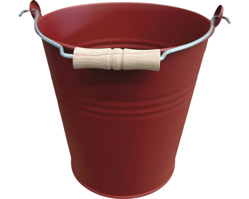 Metallhink med trähandtag