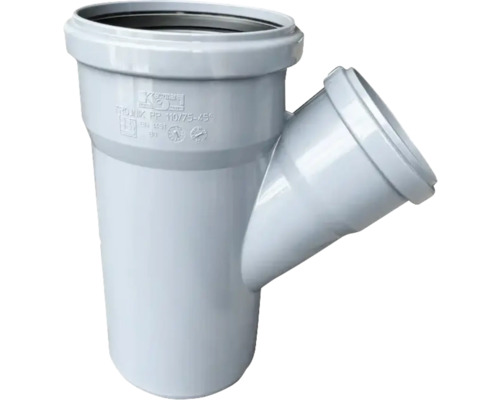 Grenrör av plast, 110/75-45 grader