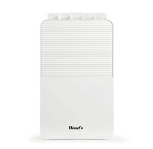 Luftavfuktare med Wood's logotyp