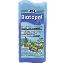 Vattenberedningspreparat JBL Biotopol för sötvattenakvarier med aloe vera, för 400 liter vatten, JBL Logo.