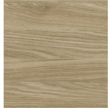 Trädekor med ekmönster och fin ytstruktur.