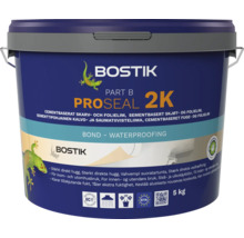 Bostik Logo, Bostik Proseal tvåkomponent Del B, cementbaserat skarv- och folielim för tätskikt, 5 kilograms hink.