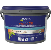 Bostik ProSeal 2-komponents Part A, cementbaserat skarv- och folielim för tätning, 2 kilogram hink.
