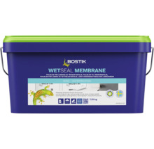 Bostik Wetseal Membrane, folielim för limning av tätskiktsfolie i våtrum, blå hink på 7,25 kilogram, Bostik Logo.
