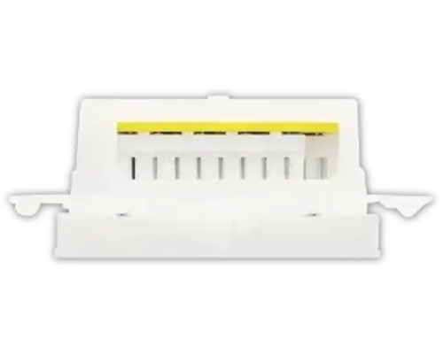 Modulär anslutningsdosa i plast med metallstift