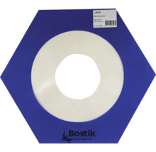 Bostik rörmanschett för rör från 110 till 140 millimeter, sexkantig med flexibel rund öppning.