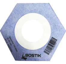 Bostik tätningsmanschett för apparatdosor, 55 till 85 millimeter, sexkantig med runt hål.