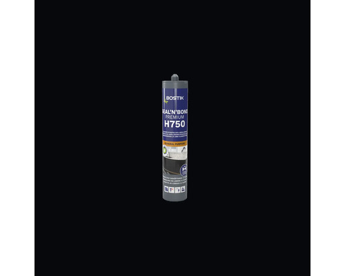 Bostik Seal and Bond Premium H750 universell tätningsmassa och lim i patron för inomhus- och utomhusbruk.