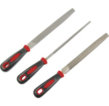 Set med tre handfilsar med handtag