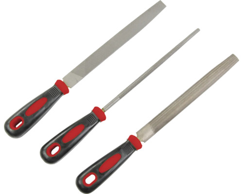Filset PATTFIELD 200mm 3 delar Set med tre handfilsar med handtag
