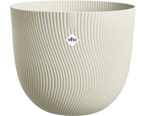 elho blomkruka med vågig räfflad struktur i gräddvit färg.