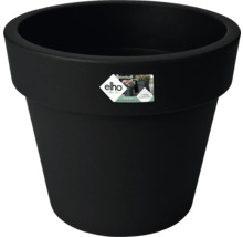 elho rund blomkruka av återvunnen plast, svart.