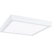 Kvadratisk LED-panel för takmontering i platt utförande.