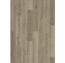 Laminatgolv eller vinylgolv i eklook med synliga träådringar och kvistar, plankdesign.