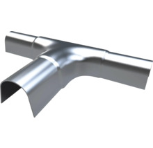 T-stycke i metall för kabelkanaler eller rörsystem