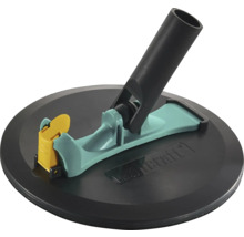 Wolfcraft rund handslip med anslutning för teleskopstång för slipning av gipsväggar.