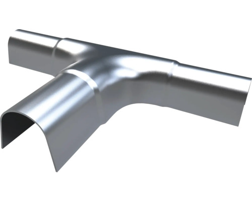 T-koppling för rör eller kanaler i metalllook