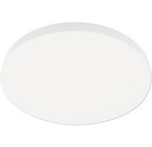 Rund vit LED-taklampa med platt design