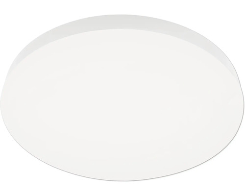 Rund vit LED-taklampa med platt design