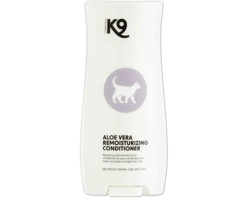 K9 Competition Aloe Vera Remoisturizing Conditioner för katter, återfuktande och utredande balsam för glansig päls.